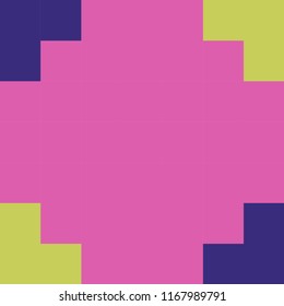 Vector abstract pixel art pattern background template