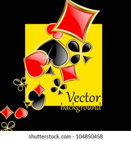 the vector abstract play card background eps 10