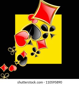 the vector abstract play card background eps 10