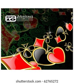 the vector abstract play card background eps 10