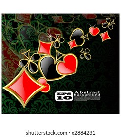 the vector abstract play card background eps 10