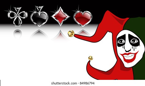 the vector abstract play card background