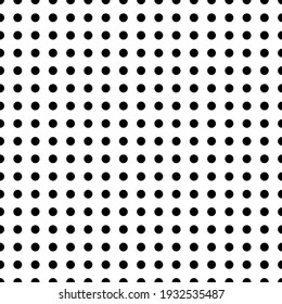 vector of abstract polka dot pattern monochrome minimal background.