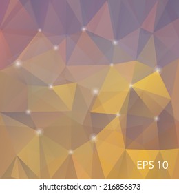 Vector abstract polygonal background