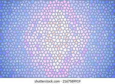 Fondo polígono abstracto vectorial. Ilustración vectorial de vidrio manchado.
