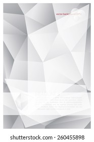 Vector abstract polygonal backgrounds. Polygonal texture.