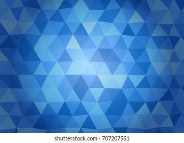 Vector abstract polygonal colorful background - overlap - dimensional