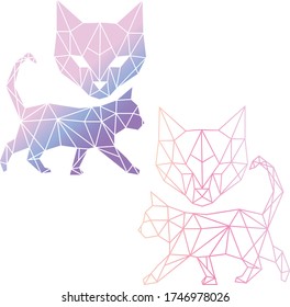 Tete Chat Geometrie 57 045 Images Photos Et Images Vectorielles De Stock Shutterstock