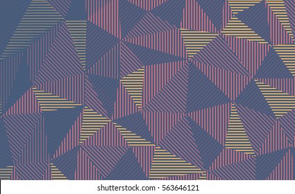 Vector abstract polygonal Geometrical linear background texture.