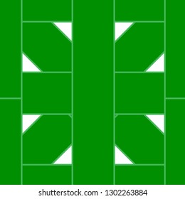 Vector abstract polygonal green background. seamless pattern