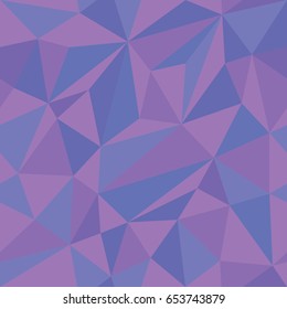 Vector abstract polygonal seamless violet background 