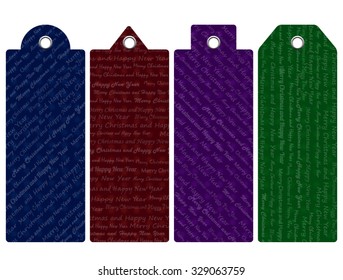 Vector abstract. Price lists, tag. Winter sale.