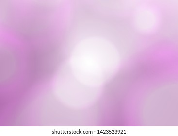 Vector abstract purple background with blur bokeh light effect