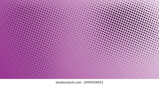 Fondo púrpura abstracto del Vector de las Formas geométricas. Adorno circular. Patrón de puntos, partículas, moléculas, fragmentos. Póster de tecnología,