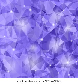 Vector Abstract Purple Polygonal Background. Abstract Polygonal Pattern