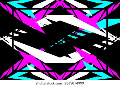 vector abstract racing background design with a unique striped pattern and a combination of bright colors, suitable for your racing background