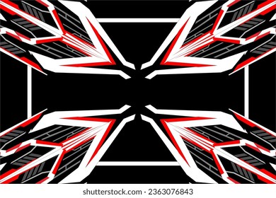 vector abstract racing background design with a unique striped pattern and a beautiful combination of bright colors, suitable for your racing background with a black background