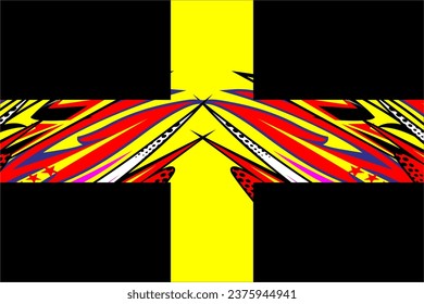 vector abstract racing background design with a unique striped pattern and a combination of bright and cool colors.
