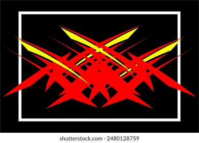 vector abstract racing background design with a unique striped pattern and a combination of bright colors