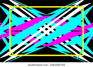 vector abstract racing design with a unique striped pattern and bright colors so it looks beautiful and attractive