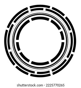 
vector abstract radial background of concentric ripple circles. circular lines graphic pattern. line ripples as motion concept