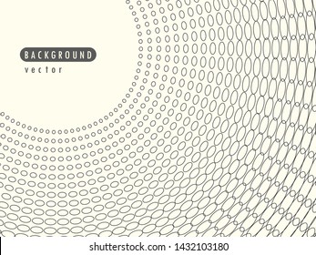 Vector abstract radial retro halftone dots. Element in the overlay banner. Black dots, circles on a light isolated background.