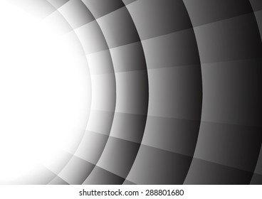 Vector. Abstract radius of circle background