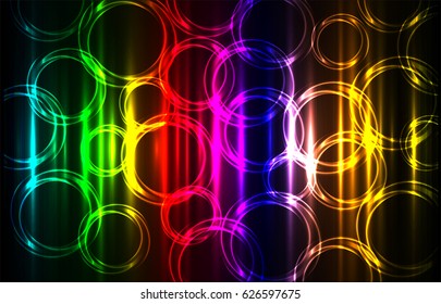Vector abstract rainbow background