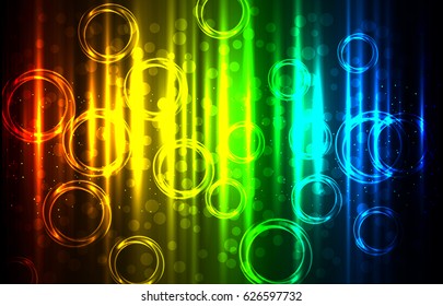 Vector abstract rainbow background