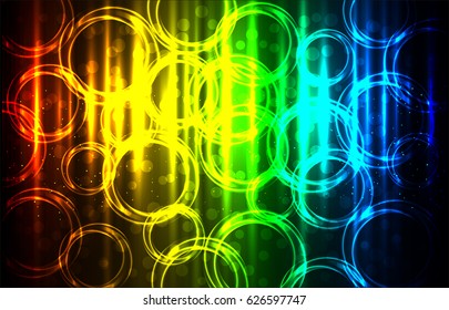 Vector abstract rainbow background