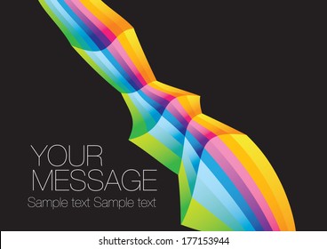 Vector abstract Rainbow colorful background. Business illustration layout.