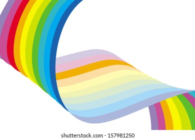 vector abstract rainbow colorful lines background