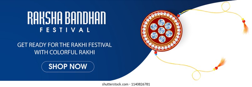 Vector abstract for Raksha Bandhan with nice illustration in a creative background. Happy rakhi.