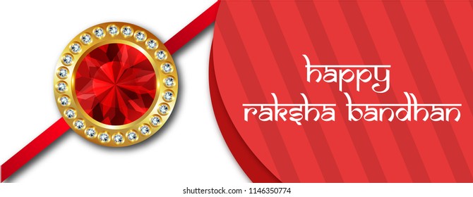 Vector abstract for Raksha Bandhan with nice illustration in a creative background, Beautiful background with illustration of cute little sister and brother with gift preparing for Rakhi.
