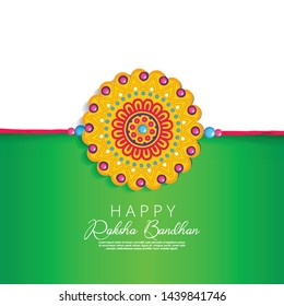 Vector abstract for Raksha Bandhan with nice illustration in a creative background, Beautiful background with illustration of cute little sister and brother with gift preparing for Rakhi.