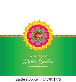 Vector abstract for Raksha Bandhan with nice illustration in a creative background, Beautiful background with illustration of cute little sister and brother with gift preparing for Rakhi.