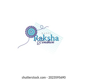 Vector abstract for Raksha Bandhan with nice illustration in a creative background