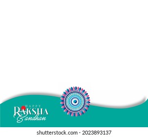 Vector abstract for Raksha Bandhan with nice illustration in a creative background