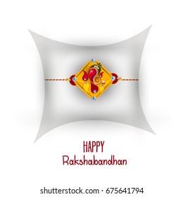  Vector abstract for Raksha Bandhan with nice illustration in a creative background, Beautiful background with illustration of cute little sister and brother with gift preparing for Rakhi.