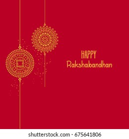  Vector abstract for Raksha Bandhan with nice illustration in a creative background, Beautiful background with illustration of cute little sister and brother with gift preparing for Rakhi.