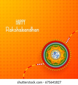  Vector abstract for Raksha Bandhan with nice illustration in a creative background, Beautiful background with illustration of cute little sister and brother with gift preparing for Rakhi.