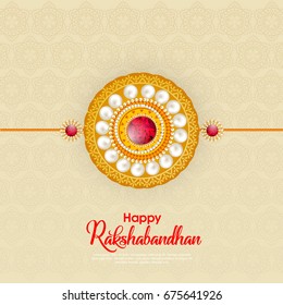  Vector abstract for Raksha Bandhan with nice illustration in a creative background, Beautiful background with illustration of cute little sister and brother with gift preparing for Rakhi.