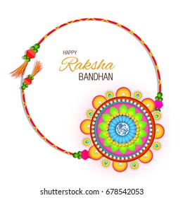 Vector abstract for Raksha Bandhan with nice illustration in a creative background, Beautiful background with illustration of cute little sister and brother with gift preparing for Rakhi.