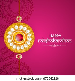 Vector abstract for Raksha Bandhan with nice illustration in a creative background, Beautiful background with illustration of cute little sister and brother with gift preparing for Rakhi.