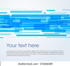 Vector Abstract Rectangle Background In Blue Color