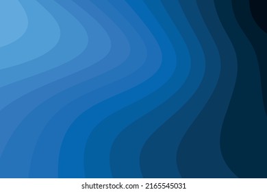 Vector abstract rectangular wave wallpaper of blue color spectrum.