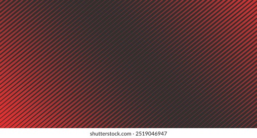 Vector abstract red background with dynamic red waves, lines and particles.