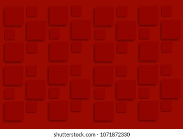 vector abstract red background with geometric shapes