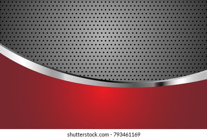 Vector abstract red background with place for text