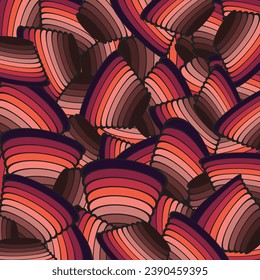 vector abstract red Gradient background in flat design